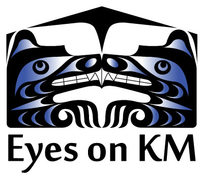 Eyes on KM logo